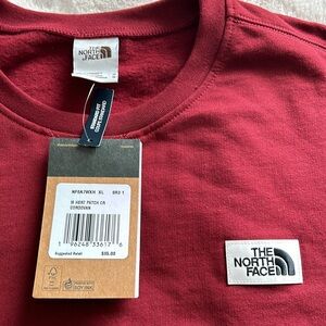 THE NORTH FACE OLIVE & MAROON SWEATSHIRTS